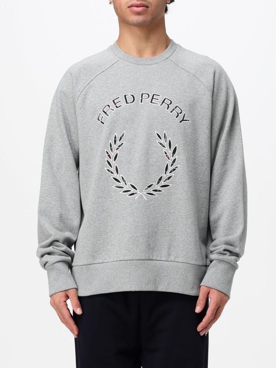 26FW 프레드페리 긴팔 티셔츠 M3652 420 Grey