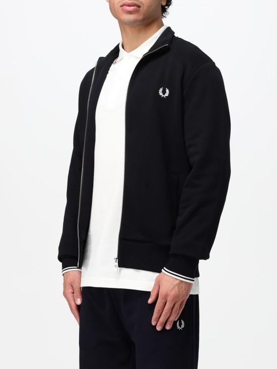 26FW 프레드페리 긴팔 티셔츠 J3340 102 Black - FRED PERRY