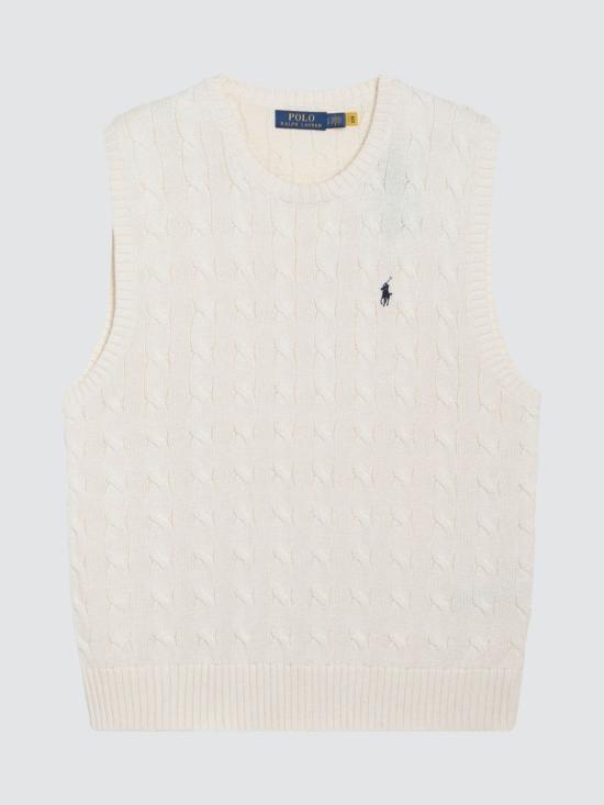 26FW 폴로 랄프로렌 베스트 710979113 003 Cream - POLO RALPH LAUREN