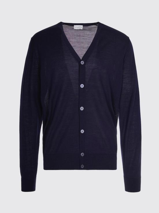 26FW 발렌타인 가디건 B2K00116W02 13777 Blue - BALLANTYNE