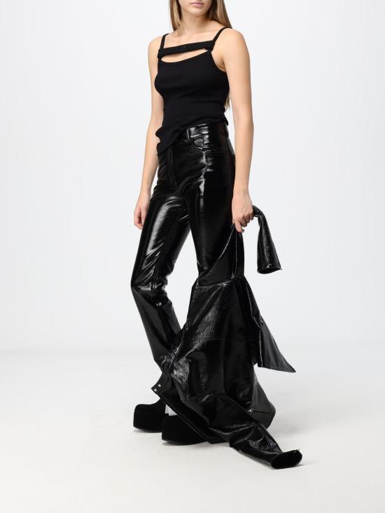 26FW 쿠레쥬 팬츠 PERCPA013VY0014 9999 Black - COURREGES
