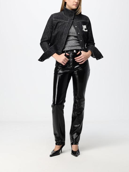26FW 쿠레쥬 탑 426JTS017JS0262 9901 Black - COURREGES