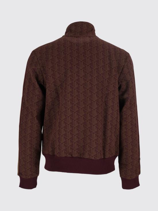 26FW 라코스테 모노그램 집업 스웨트셔츠 SH1368 WD9 Brown - LACOSTE