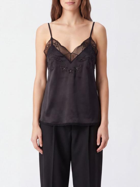 26FW 자딕앤볼테르 탑 WWCR01336 011 Black