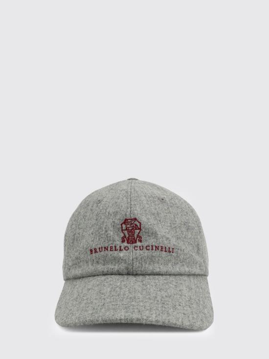 26FW 브루넬로 쿠치넬리 모자 M038P9850 CYN36 Red - BRUNELLO CUCINELLI