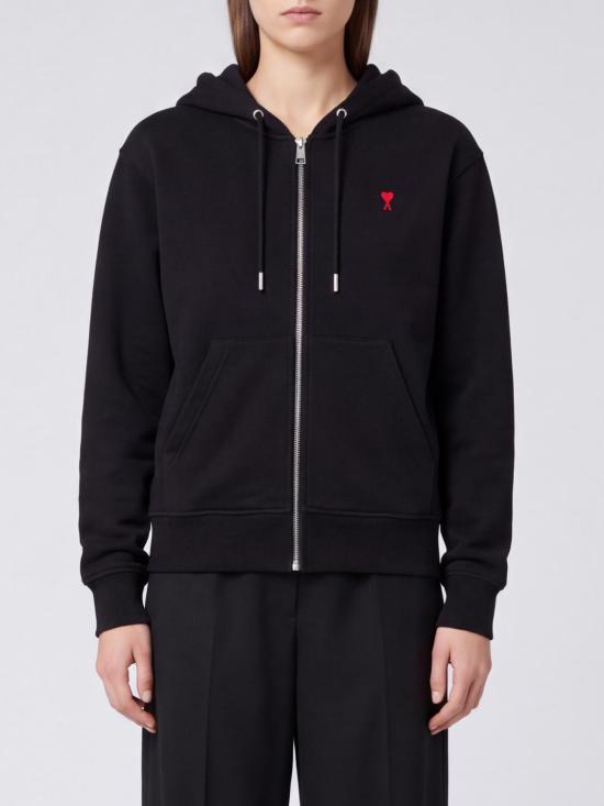 26FW 아미 스웨터 BFUSW435D730 001 Black