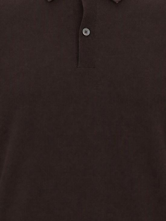 26FW 발렌타인 폴로 티셔츠 B2W03416W02 14724 Brown - BALLANTYNE