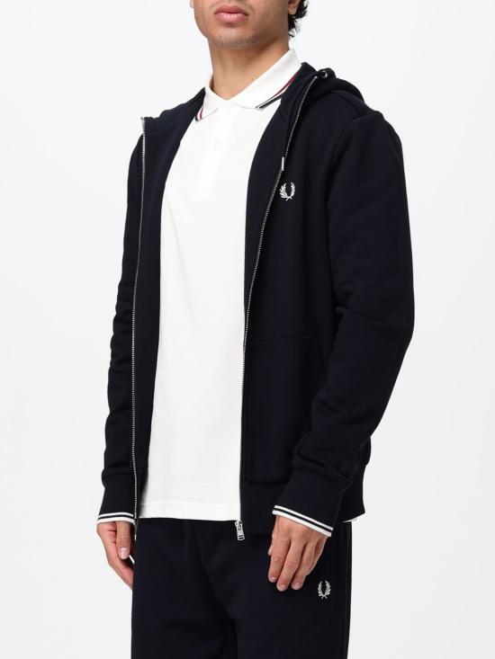 26FW 프레드페리 긴팔 티셔츠 J7536 795 Navy - FRED PERRY