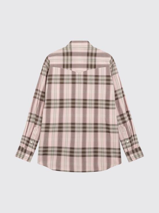26FW 오라리 셔츠 A26AS02KC PINK CHECK - AURALEE