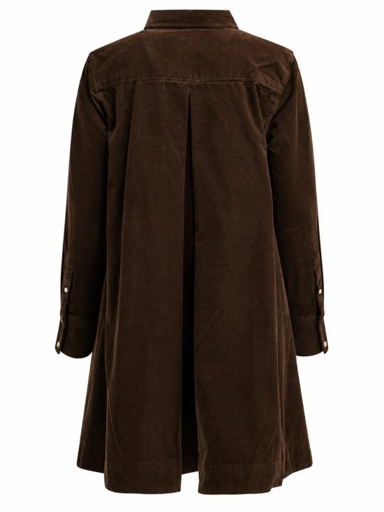 26FW 랄프 로렌 미디 원피스 211B22153005 201 DARK BROWN - RALPH LAUREN