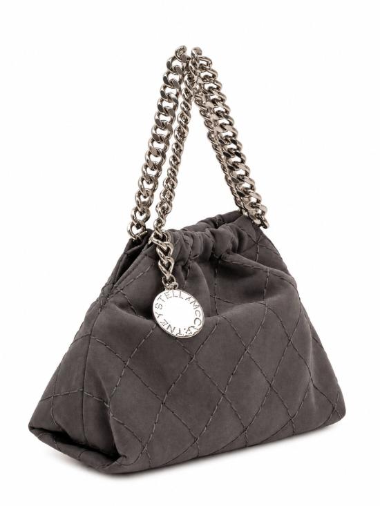 26FW 스텔라 맥카트니 팔라벨라 드로스트링 숄더백 7B0144WP0770 1203 SLATE - STELLA MCCARTNEY