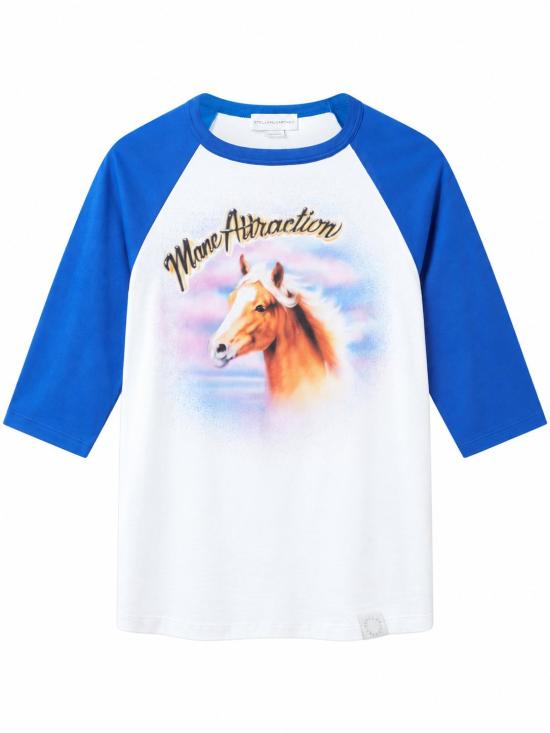 26FW 스텔라 맥카트니 모자 6J04913SQA97 8551 WHITE ROYAL BLUE