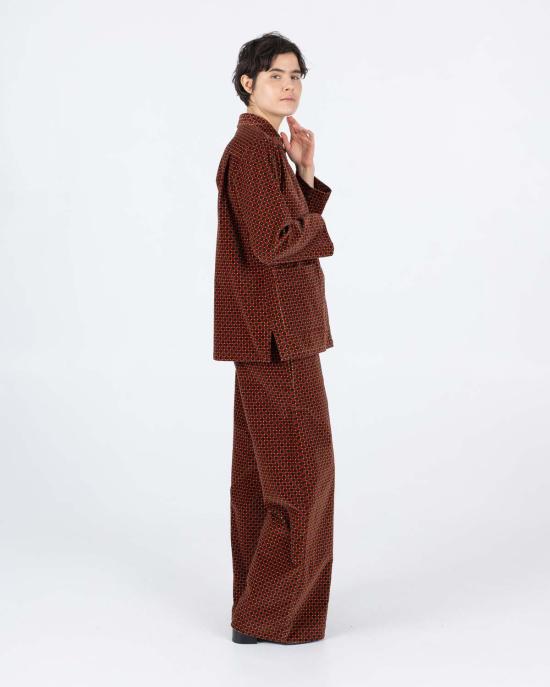  사멧 탑 멜빈 셔츠 풀라드 벨벳 - SAMET