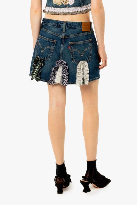  안나 수이 데님 스커트 A1127D10 AS SHOWN - ANNA SUI