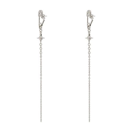 26FW 비비안웨스트우드 이어링 6202018R 02P019 P019 SILVER - VIVIENNE WESTWOOD