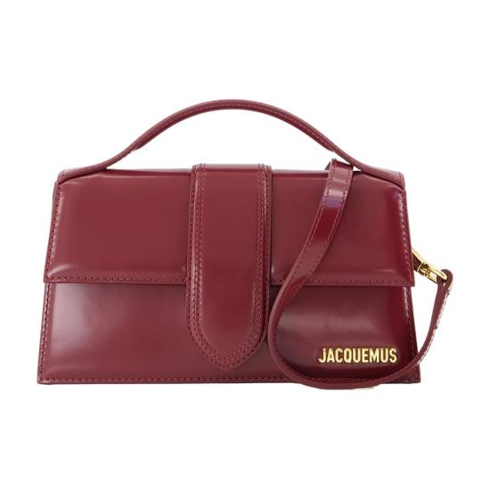 26FW 자크뮈스 라지 밤비노 크로스바디 플랩 백 BAW00007AC18A01 490 BURGUNDY