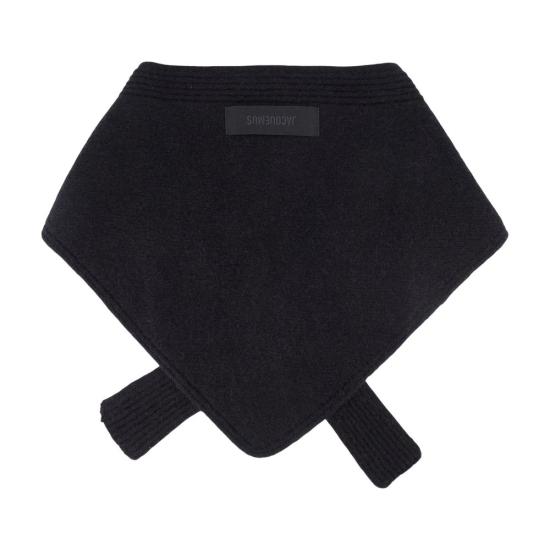 26FW 자크뮈스 르 샤를 그로 그레인 숄 ACU00669AK00227 990 BLACK - JACQUEMUS