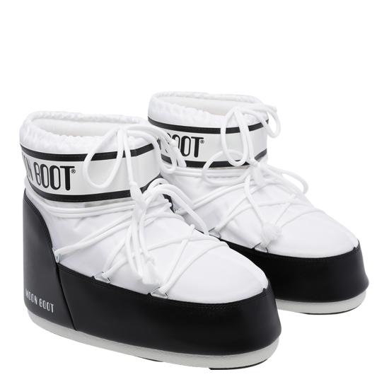 26FW 문부츠 아이콘 나일론 로우 부츠 1409340 A001 WHITE - MOON BOOT