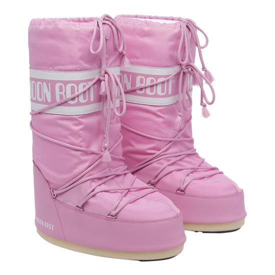 26FW 문부츠 아이콘 나일론 부츠 1400440 J001 PINK - MOON BOOT
