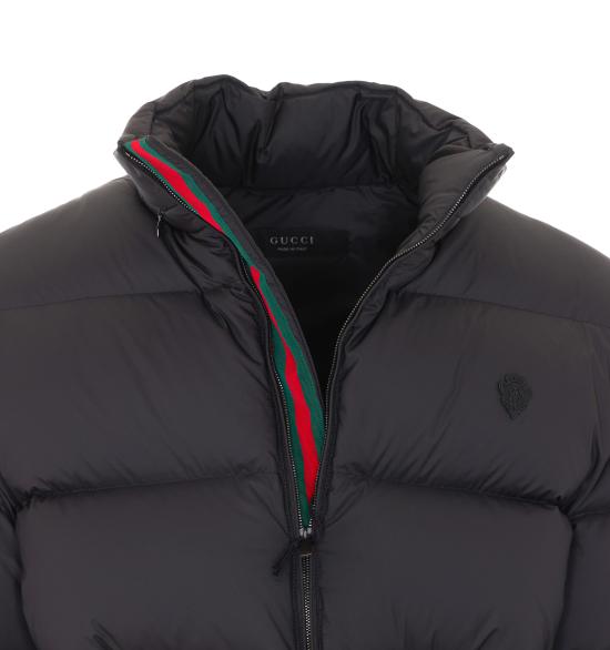 26FW 구찌 라이트웨이트 패디드 폴리에스터 집 자켓 A0090H ZAVMJ1000 BLACK - GUCCI
