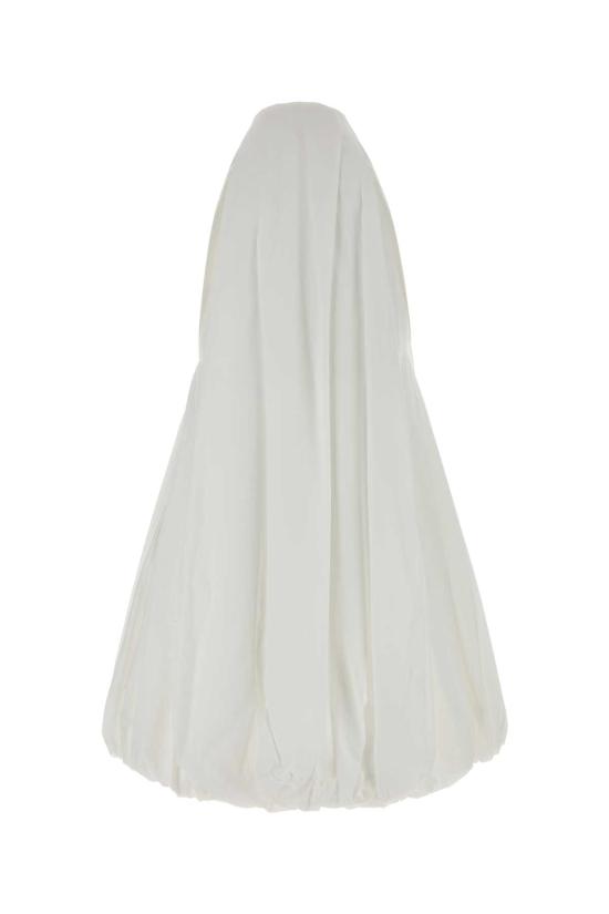 26FW 알라이아 원피스 AA9R3152T611D 000 White - ALAIA