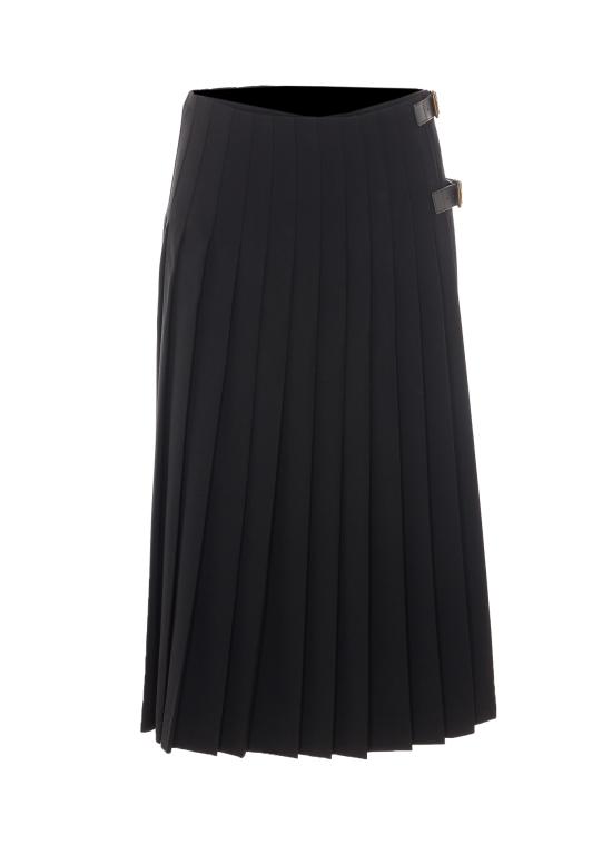 26FW 버버리 미디 스커트 8135171 A1189 BLACK
