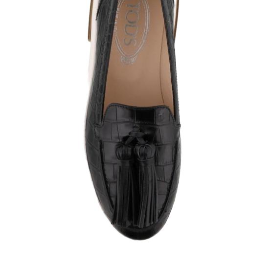  토즈 플랫 슈즈 XXW92B0Y670JSTB999 BLACK - TODS