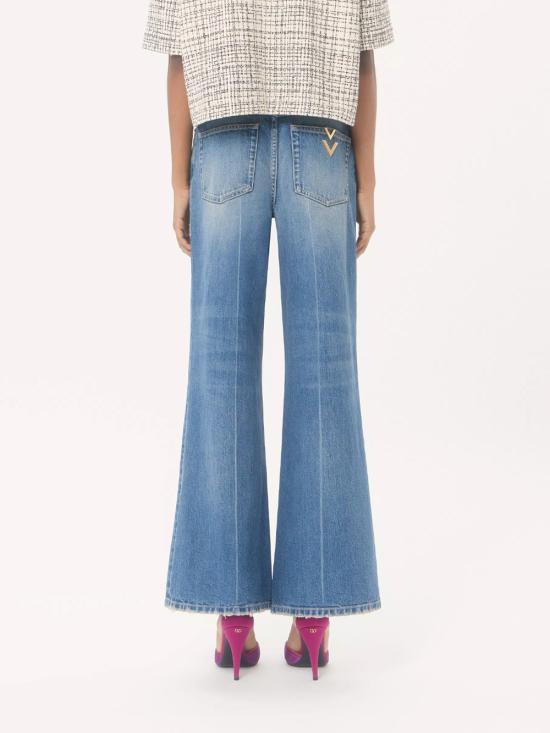 26FW 발렌티노 가라바니 데님 팬츠 BDD33UACH 558 MEDIUM BLUE DENIM - VALENTINO GARAVANI