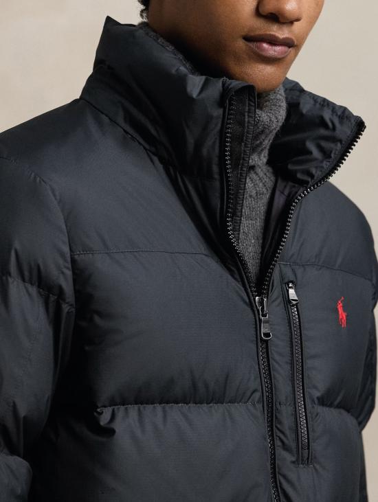 26FW 랄프 로렌 패딩 Ripstop Idrorepellente con Cappuccio Nero의 Giacca - RALPH LAUREN