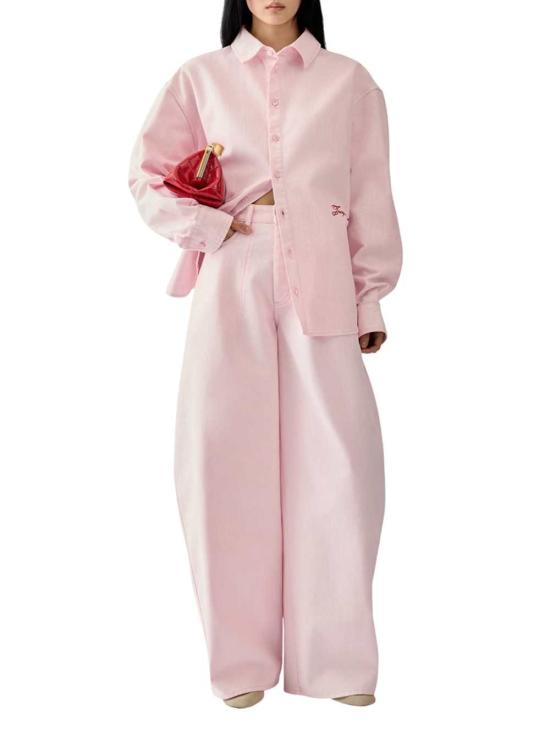 26FW 자크뮈스 데님 팬츠 26EPAW00609AD00066 LIGHT PINK 410 - JACQUEMUS