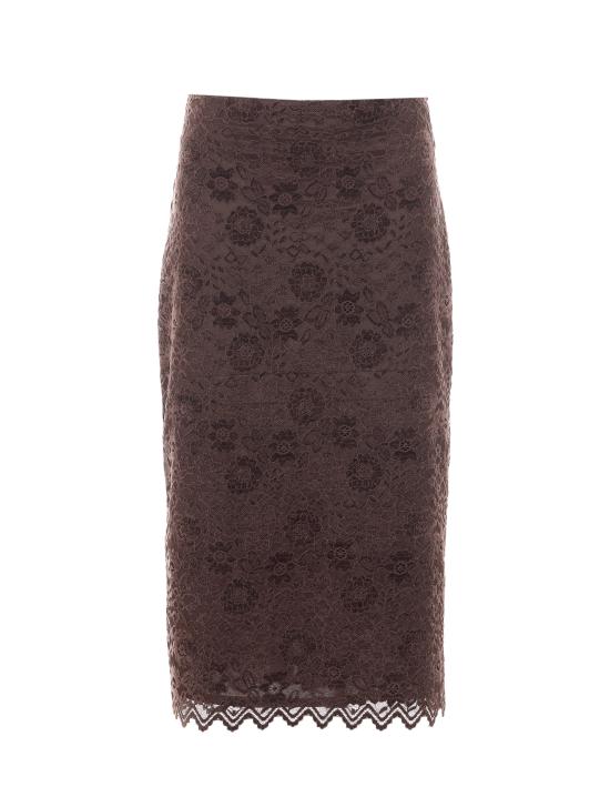 26FW 루두박 미디 스커트 4829 F 44492605 BROWN