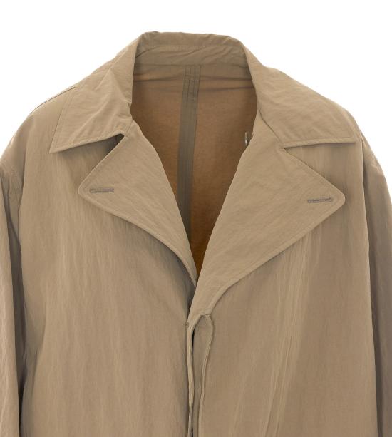 26FW 구찌 워시드 매트 나일론 트렌치 코트 A007E5 ZAVTM1014 BEIGE - GUCCI