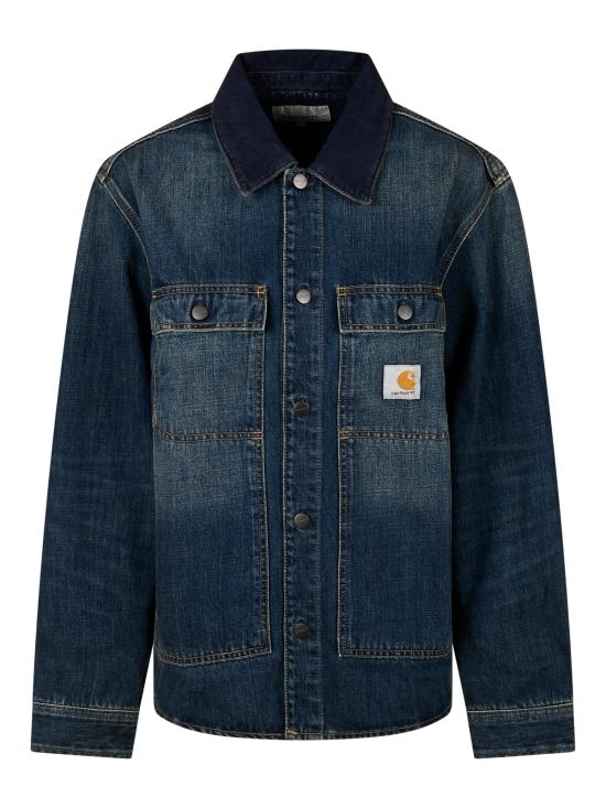 26FW 칼하트 WIP 셔츠 I037532 4534Q BLUE DARK NAVY