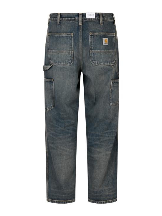 26FW 칼하트 WIP 스미스 데님 더블 니 팬츠 I032699 014Q BLUE - CARHARTT WIP