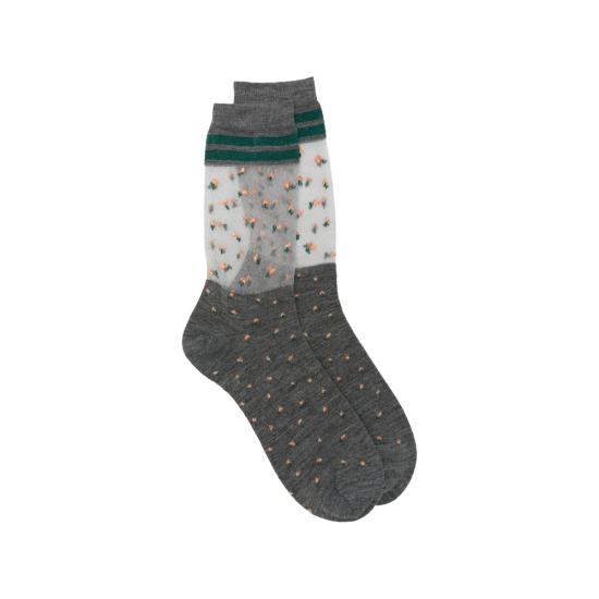 26FW 엔트45 양말 ANTF0003 PENG SHORT K61 GREY GREEN