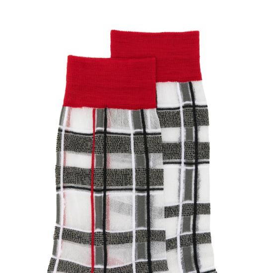 26FW 엔트45 양말 ANTD0011 BRILL SHOR R41 RED BLACK - ANT45