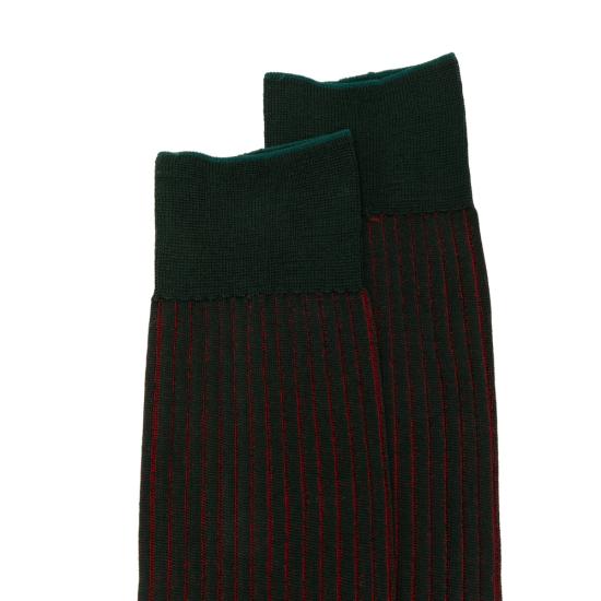 26FW 엔트45 양말 ANTQ0005 MENFI LONG G01 GREEN RED - ANT45