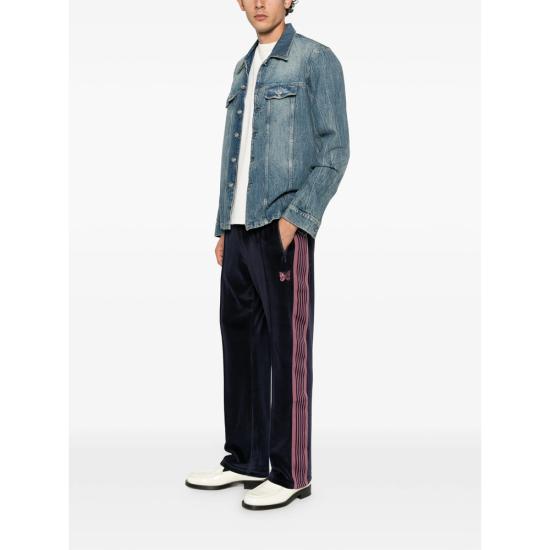 26FW 니들스 트레이닝/조거 팬츠 TY360 NAVY BLUE - NEEDLES