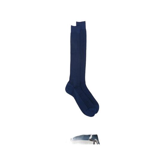26FW 엔트45 양말 ANTQ0005 MENFI LONG C21 BLUE