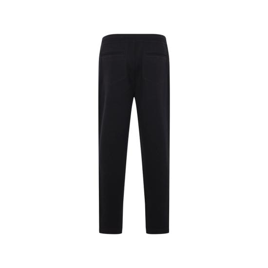 26FW 브루넬로 쿠치넬리 코튼 블렌드 트레이닝 팬츠 MM8313243G C101 BLACK - BRUNELLO CUCINELLI