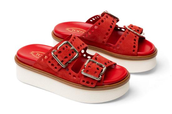  토즈 샌들 XXW97A0Y520RE0R401 RED - TODS