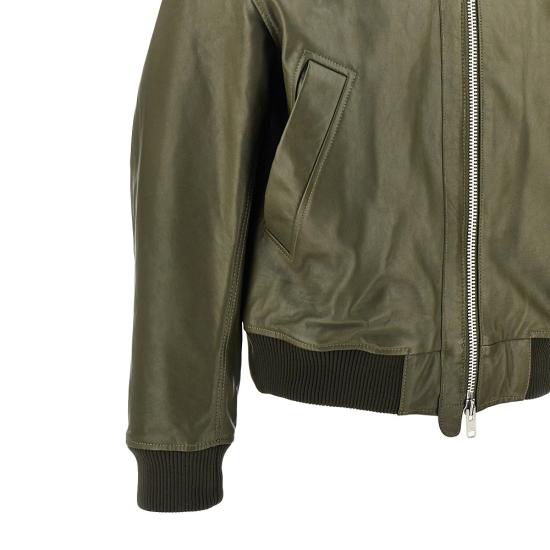 26FW 선플라워 가죽 자켓 6058 Green - SUNFLOWER