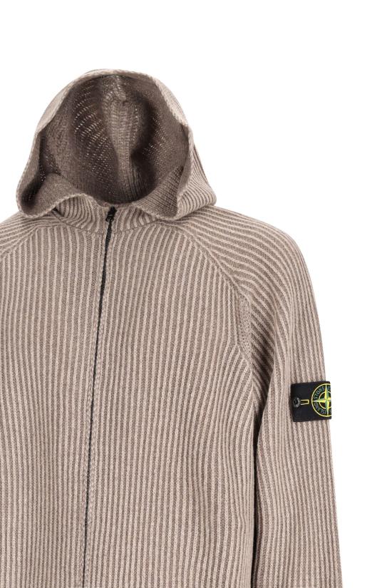 26FW 스톤 아일랜드 캐시미어 후드 가디건 5100067S0N21 - STONE ISLAND