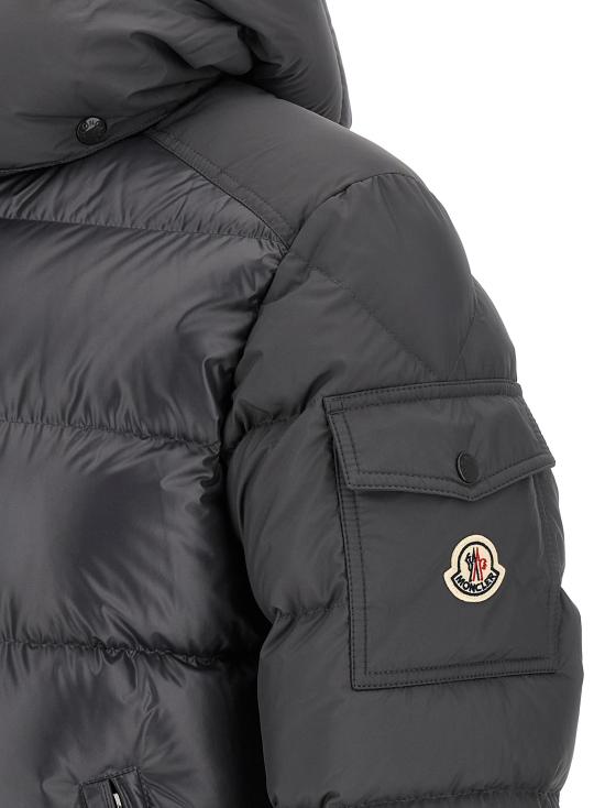 26FW 몽클레어 마야 후드 쇼트 다운 자켓 L20911A00138597YX921 Gray - MONCLER