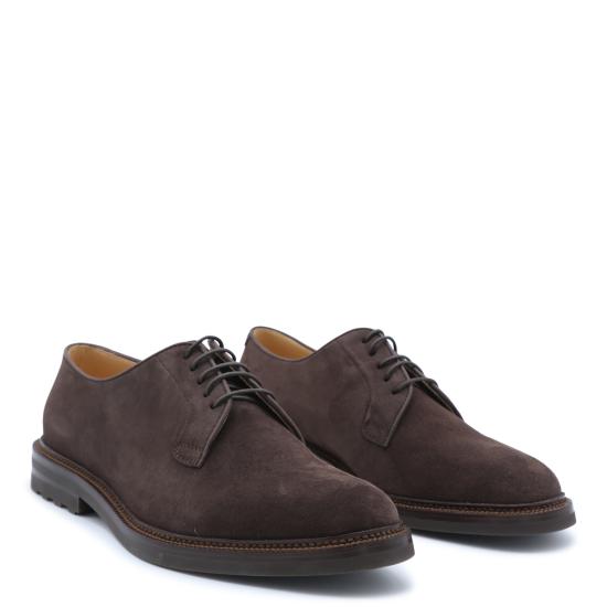 26FW 브루넬로 쿠치넬리 스웨이드 더비 슈즈 MZUSOLX810 C9832 MOKA - BRUNELLO CUCINELLI