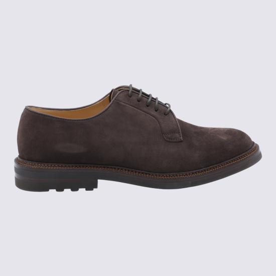 26FW 브루넬로 쿠치넬리 스웨이드 더비 슈즈 MZUSOLX810 C9832 MOKA - BRUNELLO CUCINELLI