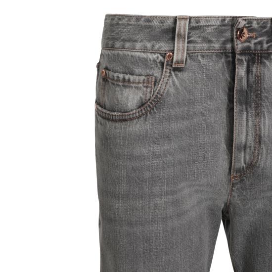 26FW 브루넬로 쿠치넬리 팬츠 MP095P5565 C9032 LIGHT GREY DENIM - BRUNELLO CUCINELLI