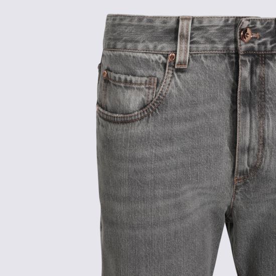 26FW 브루넬로 쿠치넬리 팬츠 MP095P5565 C9032 LIGHT GREY DENIM - BRUNELLO CUCINELLI
