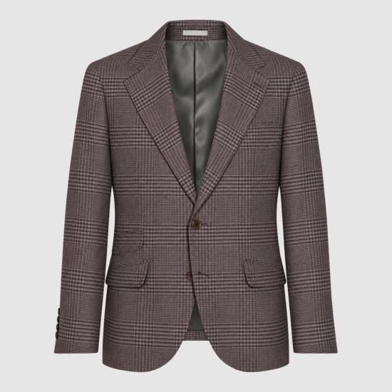 26FW 브루넬로 쿠치넬리 수트 자켓 MV4437BWDH C825 PRUGNA - BRUNELLO CUCINELLI