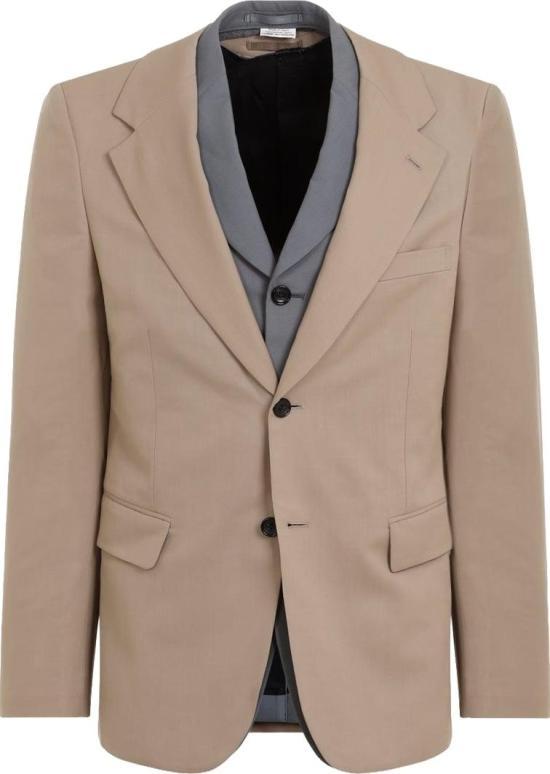  꼼데가르송 코트 PMJ009S24GRAYBEIGE DIVERS - COMME DES GARCONS